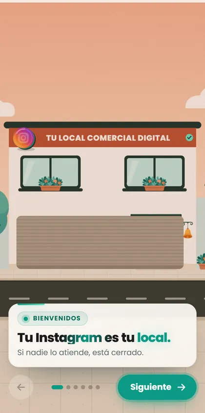 Captura de la web: una agencia de marketing